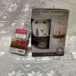 ScentSationals Accent Warmer and Wax Cubes Summer Meadow